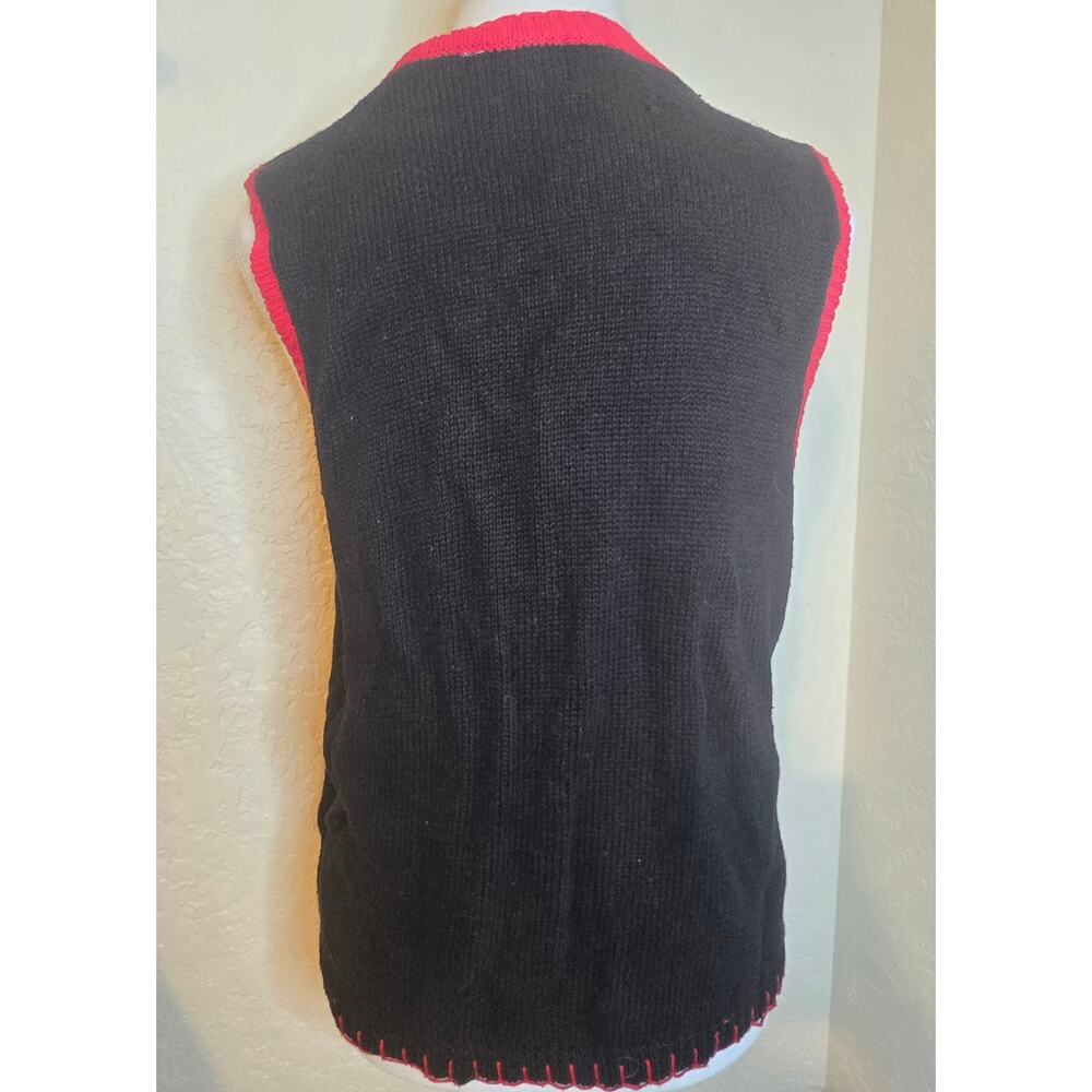 Vintage Nutcracker Black Ugly Christmas Sweater V… - image 7